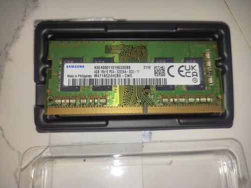 Imagen 2 de 2 de Memoria Ram 4gb Ddr4 3200mhz Samsung