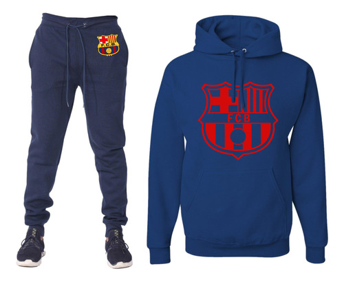 Conjunto Buzo Y Pantalón Jogging Barcelona - Fútbol / Escudo