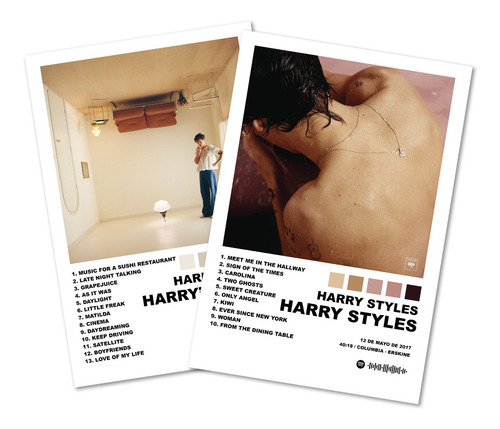 Harry Styles - 4 Posters Albunes 30x42cm