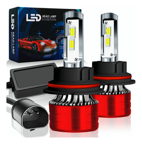 Auto Kit Focos De Led H4 H13 9007 16000lm Alta Y Baja Canbus