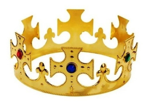 Corona De Rey Disfraz Accesorio Ajustable