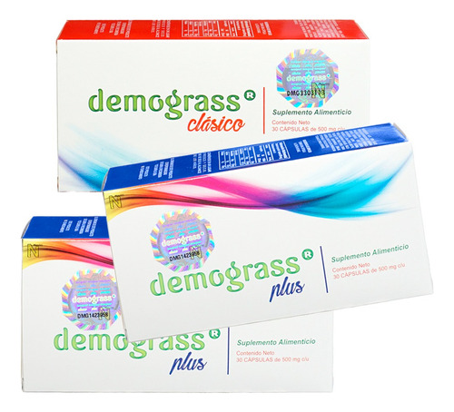 Demograss Kit (3 Cajas)  2 Plus Y 1 Clásica