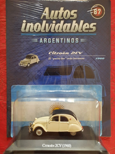 Autos Inolvidables Argentinos N87 Citroën 2 Cv 1:43