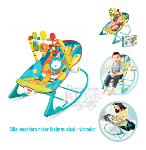 Silla Mecedora Para Bebé Musical - Vibrador Niño-niña