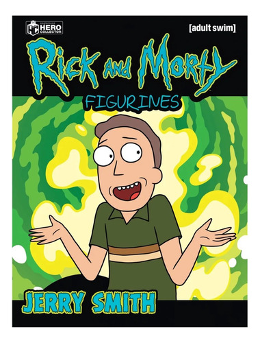 Figura Rick And Morty Jerry Smith - Eaglemoss Hero Collector