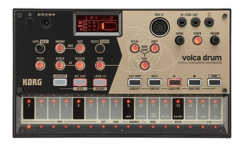 Sintetizador Digital Korg Volca Drum Percusion En Caja