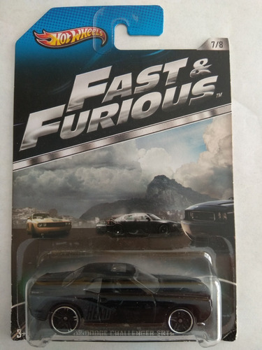 Hot Wheels Rapido Furi 08 Dodge Challenger Srt8 7/8 2012 Fu2