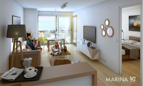 Imagen 2 de 8 de Venta De Monoambiente En Punta Carretas Marina W Ii