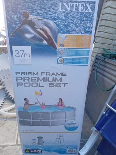 Piscina Intex 8592l Prism Todo Impecable Menos Lona Piscina 