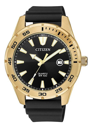 Bi1043-01e Reloj Citizen Cuarzo 42mm Negro/dorado