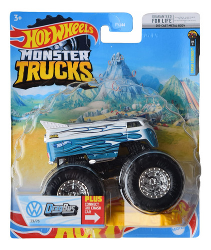 Hot Wheels Monster Trucks - Autobús De Arrastre - Conecta .