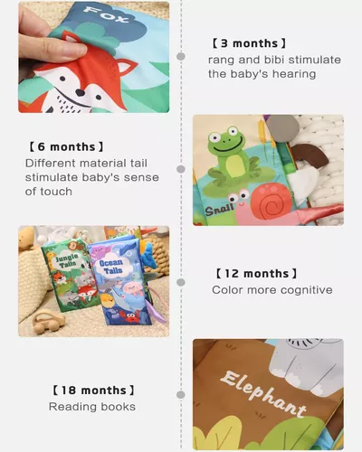 12 Libros para Bebés de 0 a 6 meses