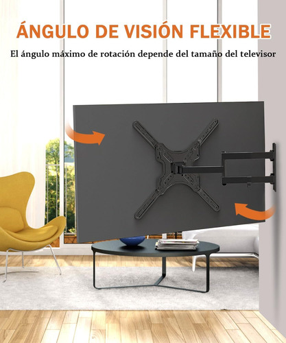 Soporte De Pared Para Pantalla Tv/monitor De 14 A 60 Negro