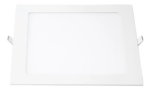 Pack X10 Panel Led 18w Spot Embutir Cuadrado 1600lm 