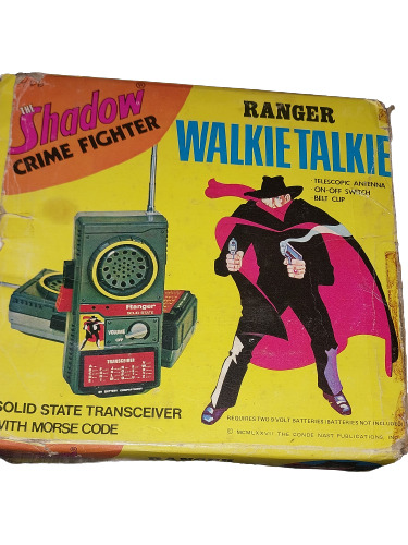 Walkie Talkie The Shadow Crime Fighter