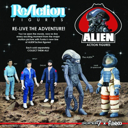 Alien Funko Reaction Kenner Kane 1979