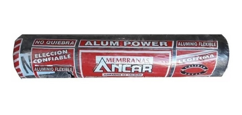 Rollo Membrana Aluminio Asfáltica 4mm 10m2 No Quiebra  35 Kg