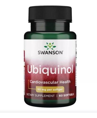  Swanson Ubiquinol 50mg. Salud Cardiovascular 60 Caps