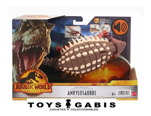 Jurassic World Dominion Ankylosaurus Presiona Y Ruge 2022
