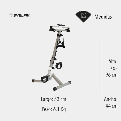Imagen 2 de 7 de Bicicleta Fija Dual Cycle Rehabilitación Ejercicio 3 Edad Ms