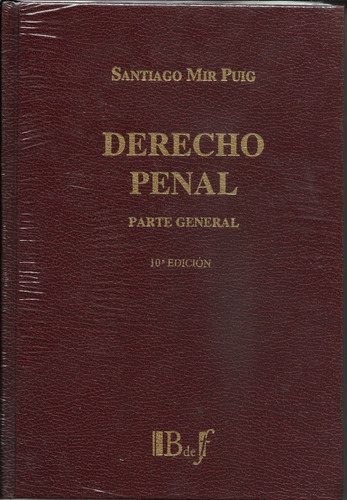 Mir Puig - Derecho Penal. Parte General - Bdef