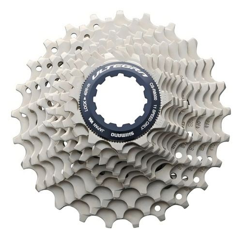 Casete Shimano Ultegra CS-R8000 11/25d 11vel para Speed Silver Color Silver, número máximo de dientes 25