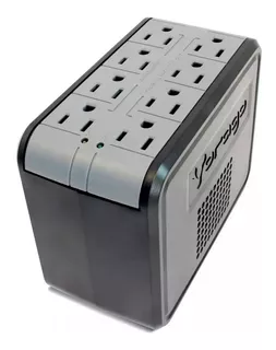 Vorago AVR-200 Regulador de voltaje 1400VA entrada y salida de 110V - 120V negro