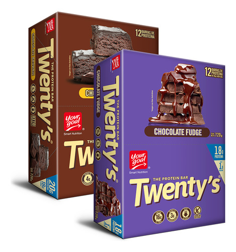 24 Twenty's (12 Fudge + 12 Brownie)