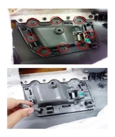 Imagen 7 de 8 de Manilla Interna Puerta Jeep Grand Cherokee 2005-10 Gris