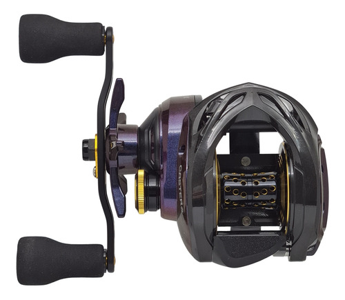 Imagen 2 de 6 de Reel Huevito Caster Unlimited Carbon Bg 312 12 Rulemanes