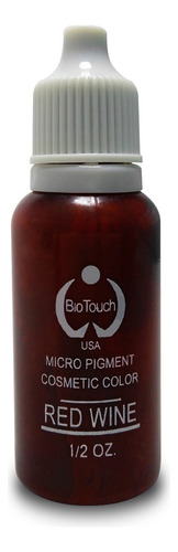 Pigmento Biotouch Real Micropigmentação Diversas Cores Cor Red Wine