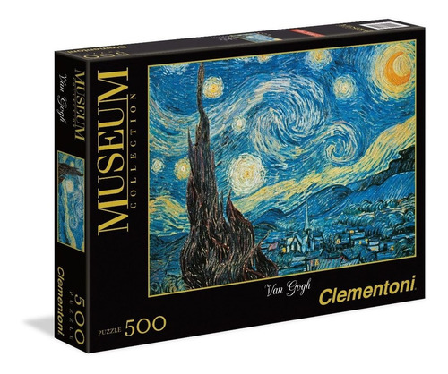 Noche Estrellada Van Gogh Museo Rompecabezas 500 Clementoni