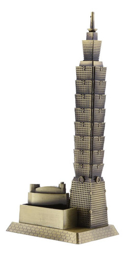 Famoso Edificio Taipei 101 Architecture Modelo Adorno De