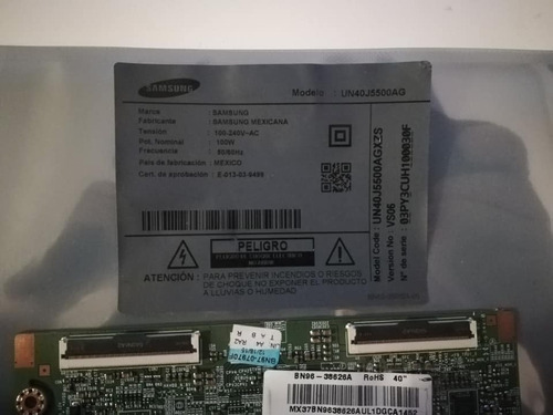 Tcon T-con T Con Para Televisor Samsung Un40j5500ag (Usado)