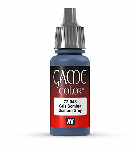 Vallejo Game Color Gris Pintura Sombre, 17 Ml.