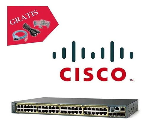 Switch Cisco Catalyst Ws-c2960s-48tsl 48 Puertos Giga + 4sfp