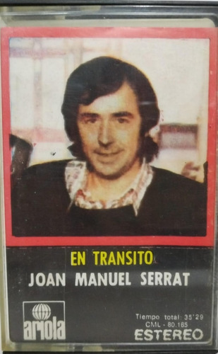 Joan Manuel Serrat  En Transito Cassete La Cueva Musical