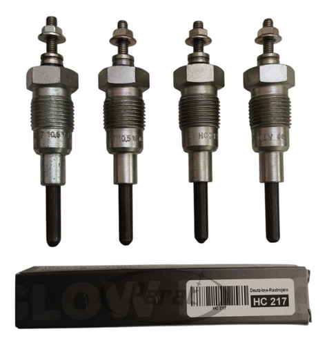Kit De 4 Bujías - Rastrojero 52 Hp Indenor Deutz - Hc217