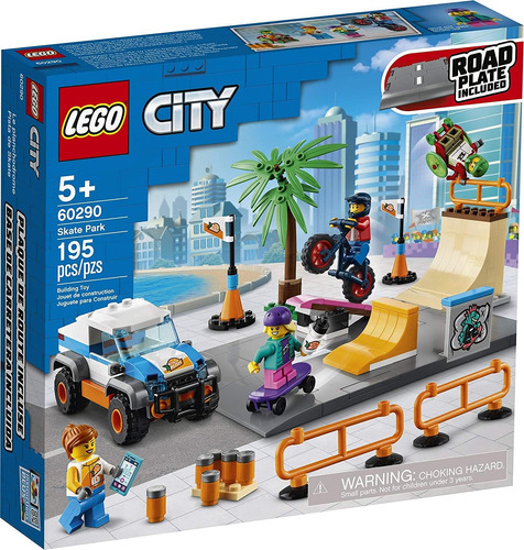 Set Juguete De Construcción Lego City Skate Park 60290