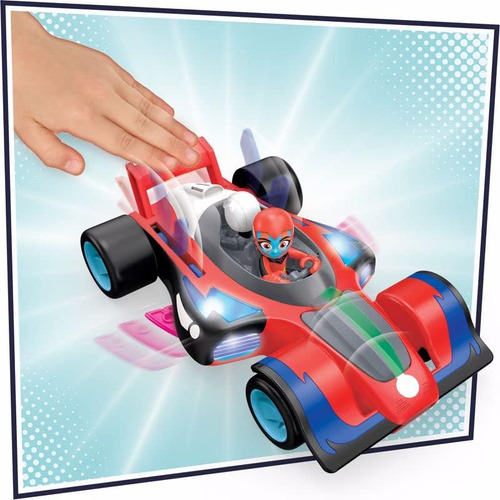 Pj Masks Animal Power Flash Cruiser, Coche De Juguete Con Y