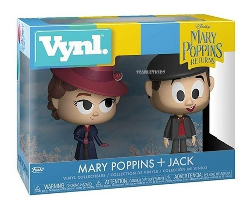 Funko Mary Poppins + Jack Vynl Original Disney Scarlet Kids