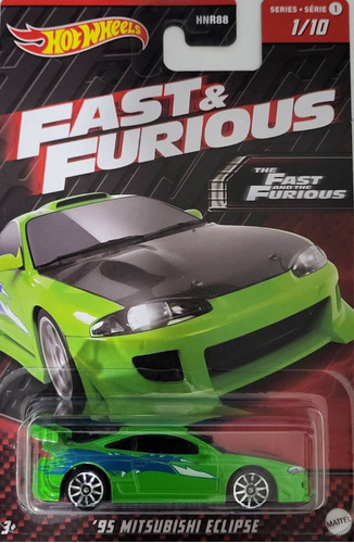 Hot Wheels '95 Mitsubishi Eclipse Fast & Furious Serie 2023