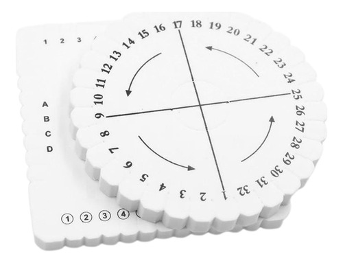 2 Paquetes De Disco De Trenzado Redondo Cuadrado Kumihimo .