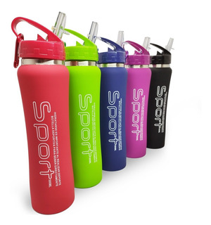 cepillo gimnasio botella de agua deportiva botella termo acero inoxidable,Botella de agua bolsa port/átil Soporte para botella de agua deportiva Se utiliza para acampar GeeRic Botella Termica 500ml deportes escuela