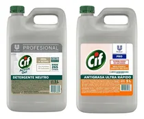 Comprar Combo Limpiador Cif Antigrasa 5 Lts \u002F  Cif Detergente Neutro