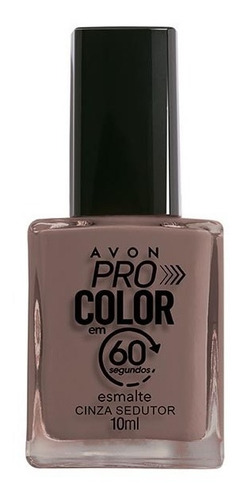 Imagem 1 de 1 de Avon - Pro Color 60 Segundos - Esmalte - Cinza Sedutor