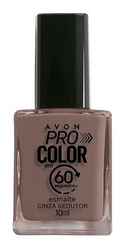 Avon - Pro Color 60 Segundos - Esmalte - Cinza Sedutor