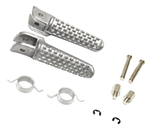 2pcs Reposapiés Laterales De La Motocicleta Reposapiés