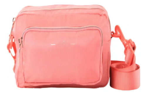 Bolso Para Mujer Funty Color Salmon P3f Diseño De La Tela Liso