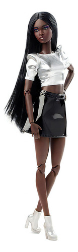Boneca Negra Barbie Signature Looks Mini Saia #10